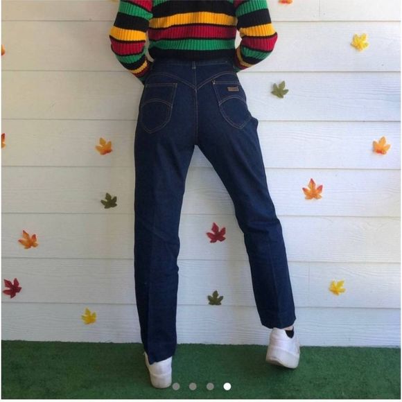 Gitano Vintage 80's Highrise Denim Jeans Size 16(10) - Picture 6 of 12